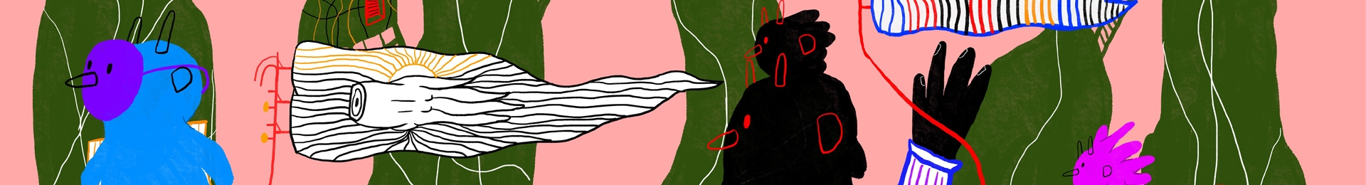 Monster Calling Flags banner